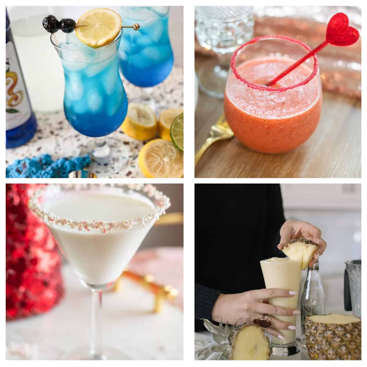 mocktails for kids collage