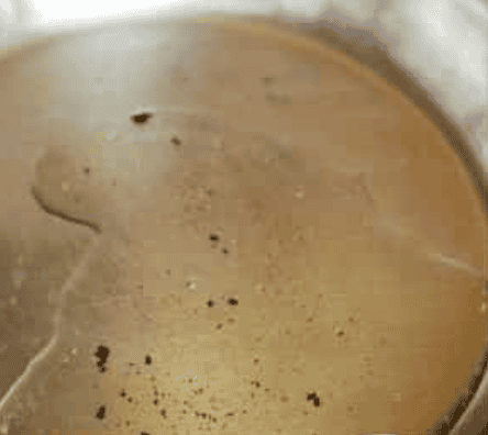 bacon grease in a pan