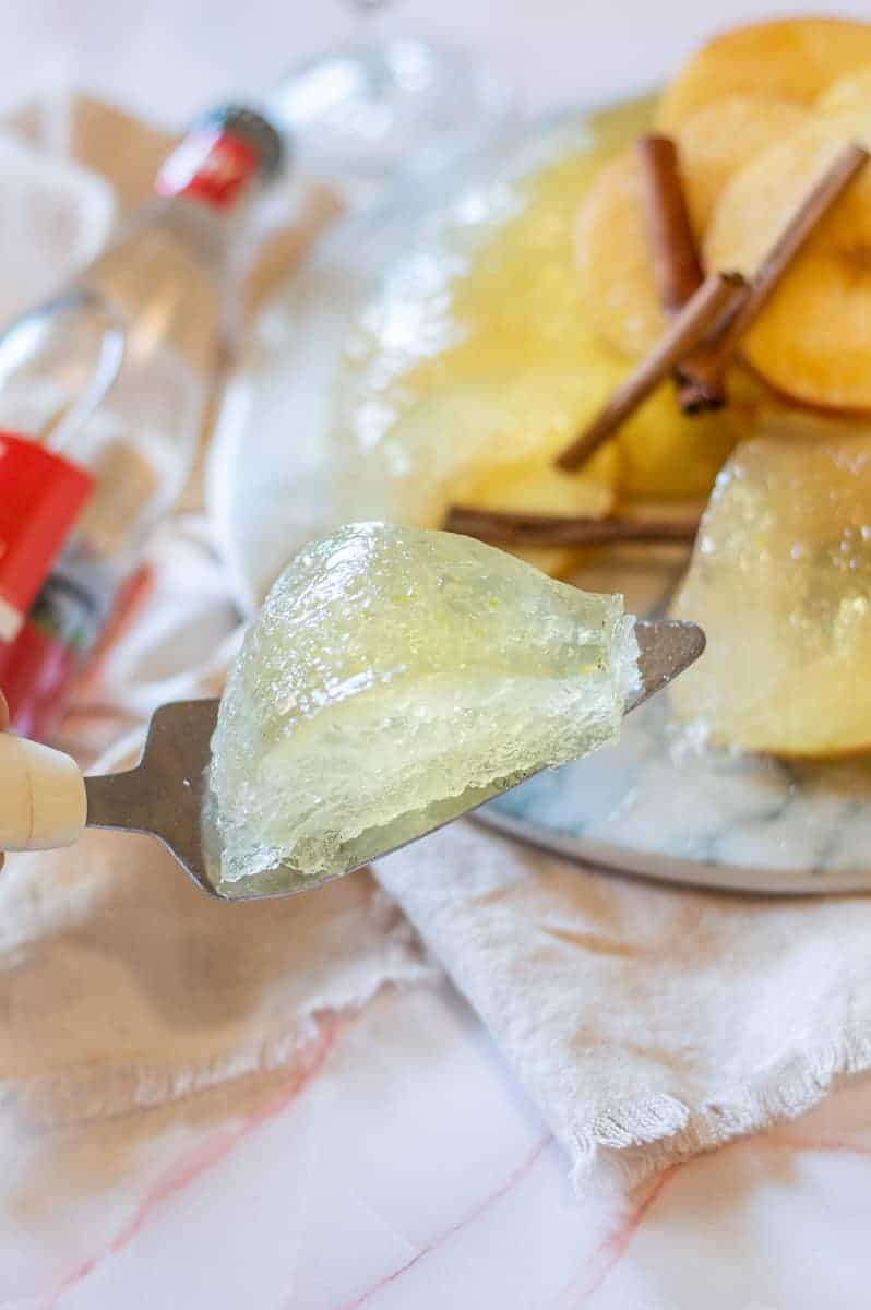 jello on a spatula