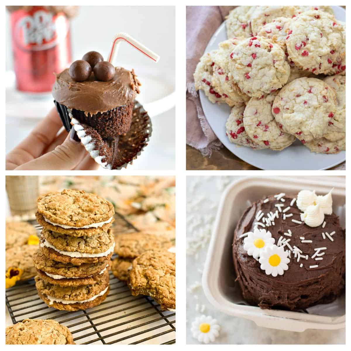 gluten free desserts collage