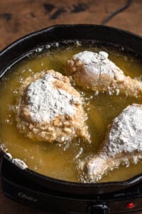 Gluten Free Fried Chicken in oil