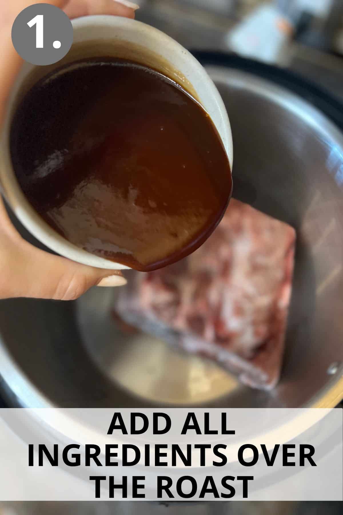 bbq sauce going in instant pot