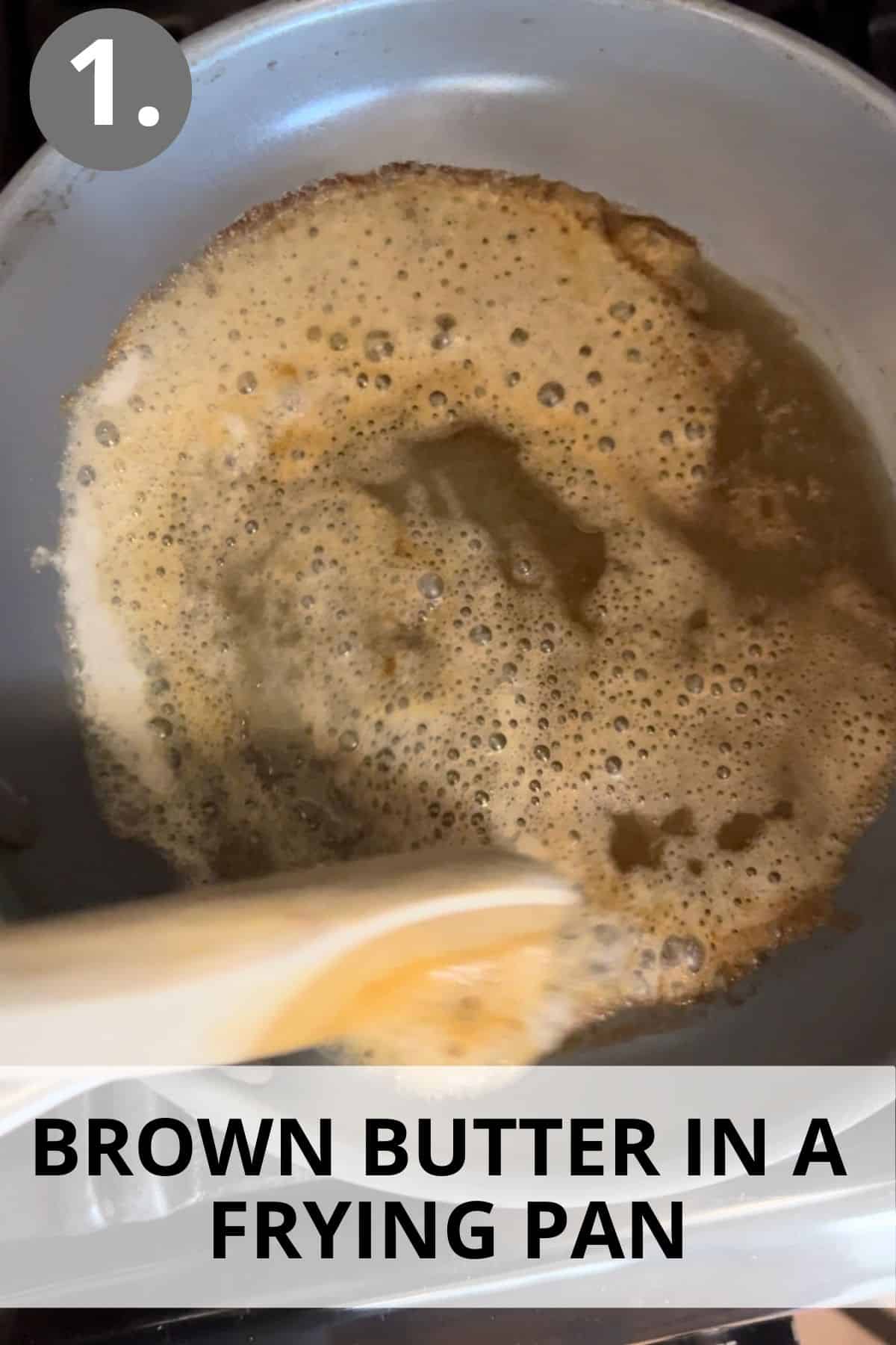 brown butter being made