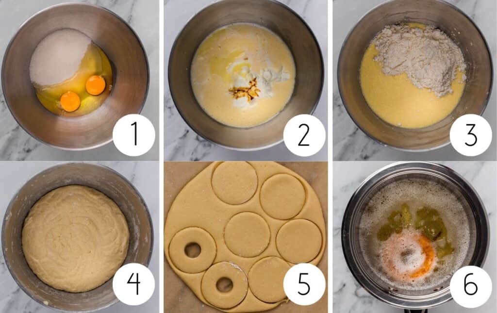 30-Minute Gluten Free Donuts (Fried, Bakery Style) instructions and step by step photos