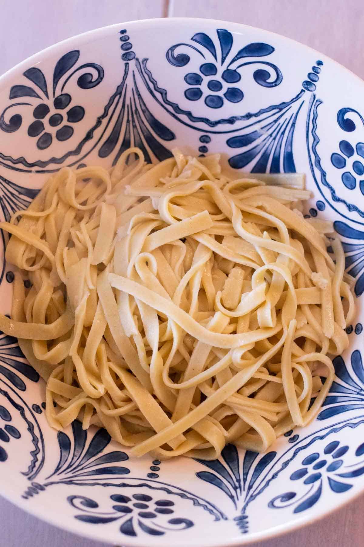 Gluten Free Egg Noodles in a bowl