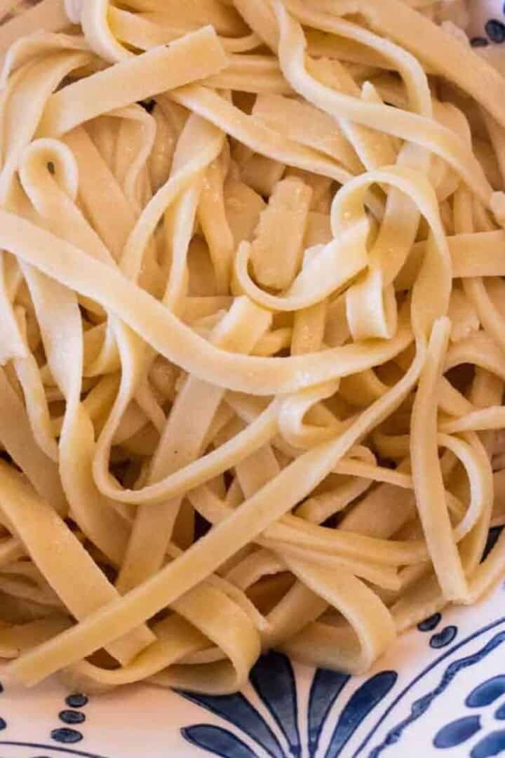 Gluten Free Egg Noodles in a bowl