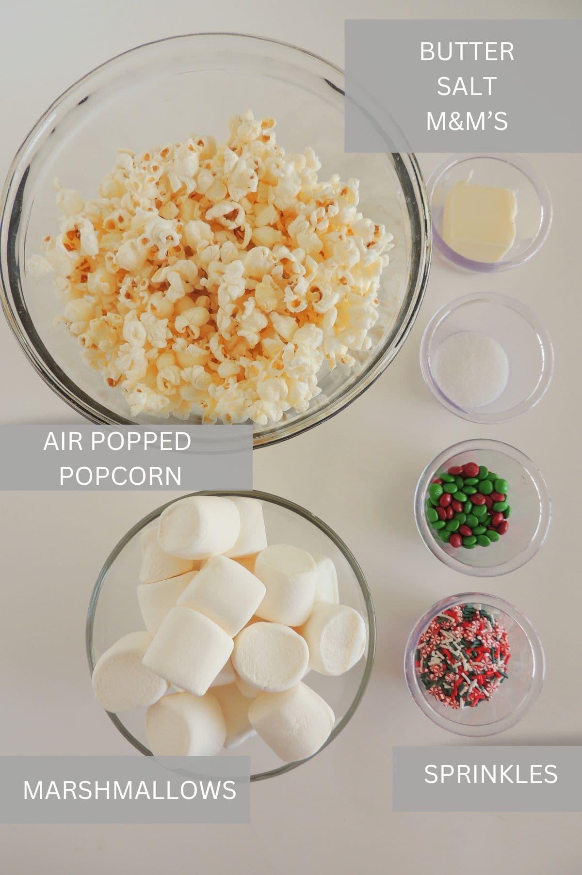 christmas popcorn ingredients