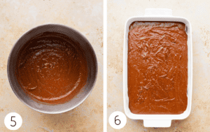 Step by step instructions for how to make gluten free brownies