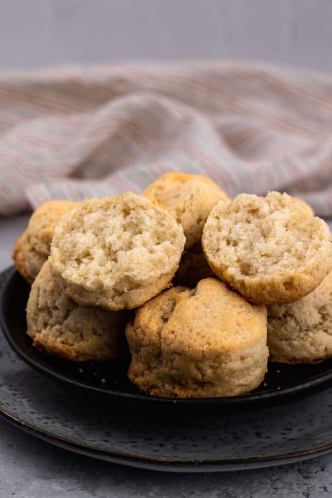 Gluten Free Buttermilk Biscuits on a plate