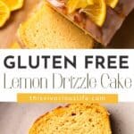Gluten Free Lemon Drizzle Cake pin