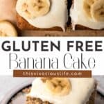 Gluten Free Banana Cake pin