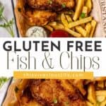 Gluten free fish and chips pin