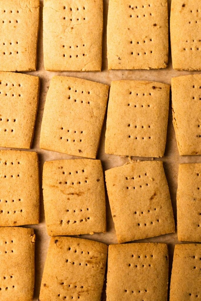 Gluten Free Graham Crackers on a tray