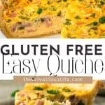 Easy Gluten Free Quiche pin
