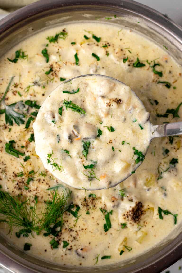 Creamy Gluten Free Clam Chowder - This Vivacious Life