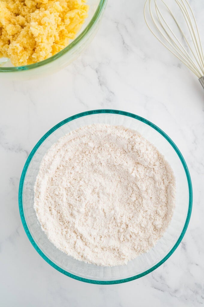 Gluten Free Stained Glass Cookies dough in a bowl