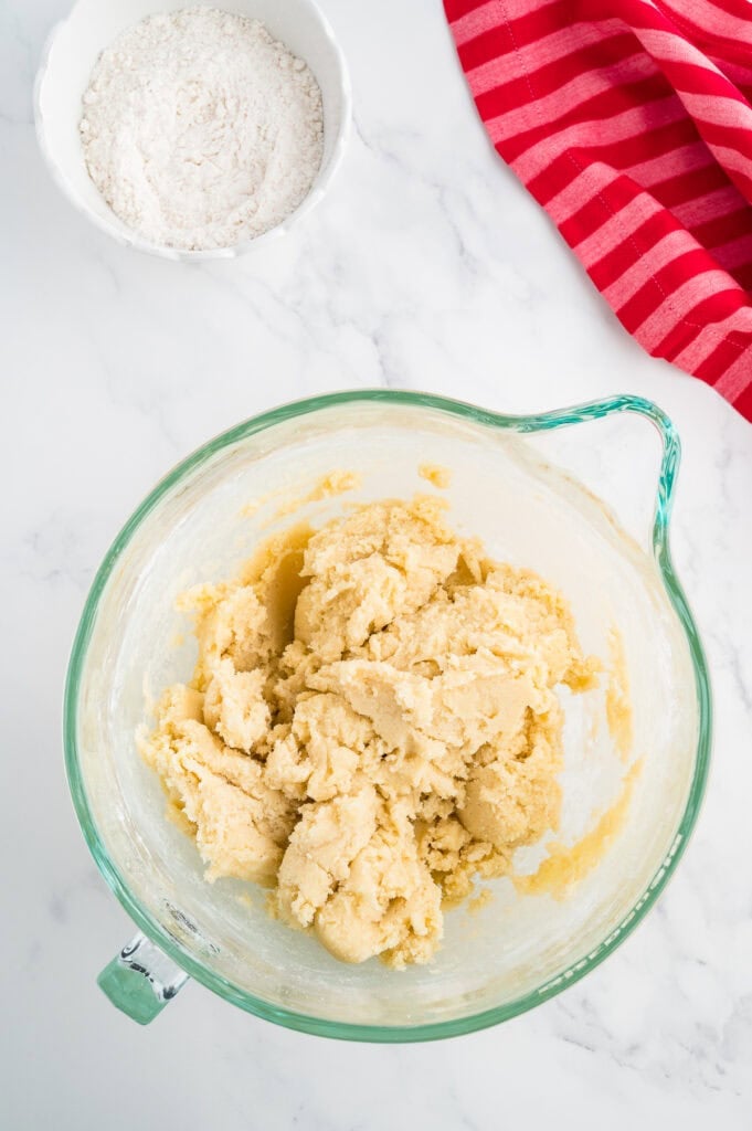Gluten Free Stained Glass Cookies dough in a bowl
