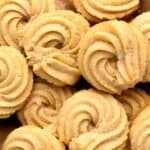 30-Minute Danish Gluten Free Butter Cookies on a tray