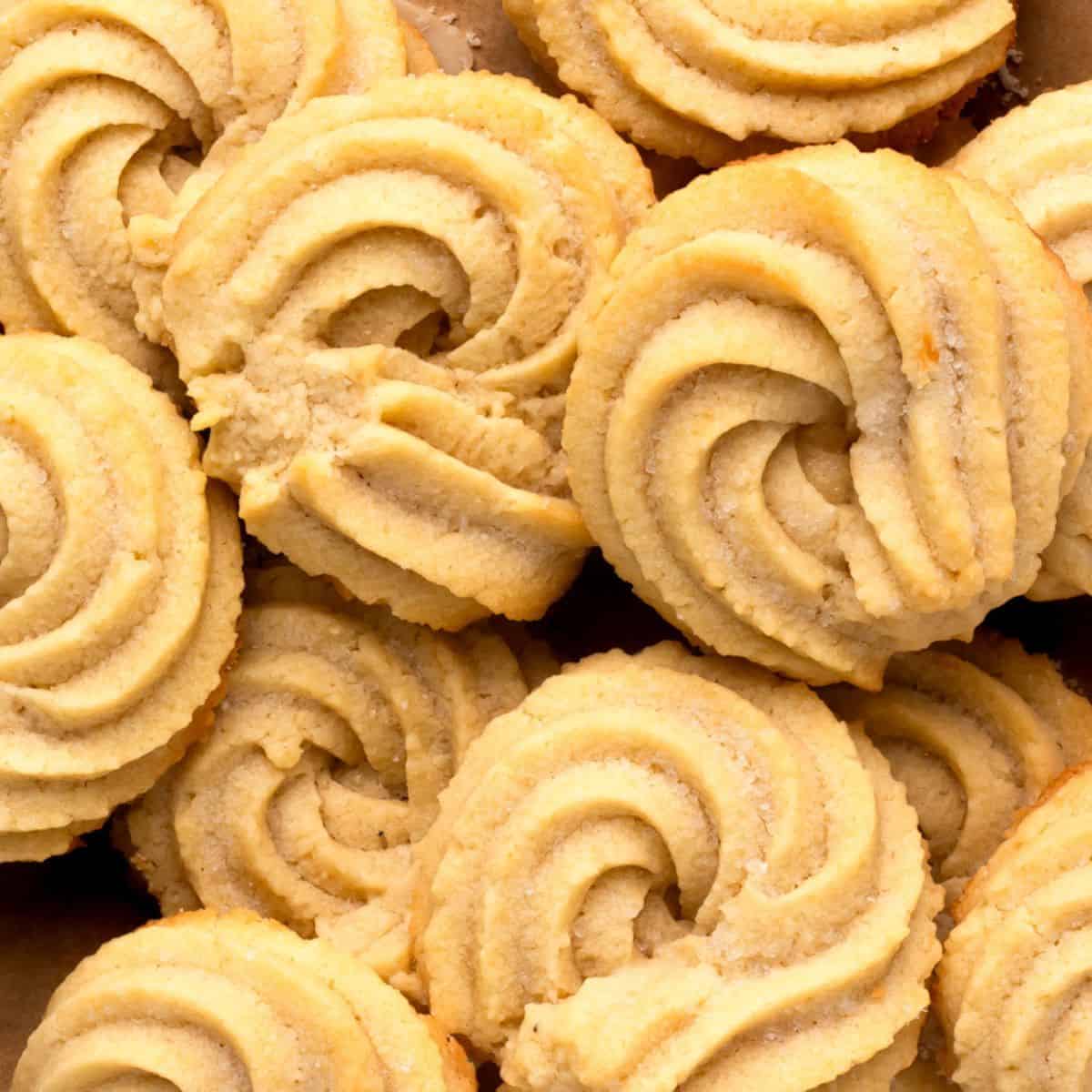 30-Minute Danish Gluten Free Butter Cookies - This Vivacious Life